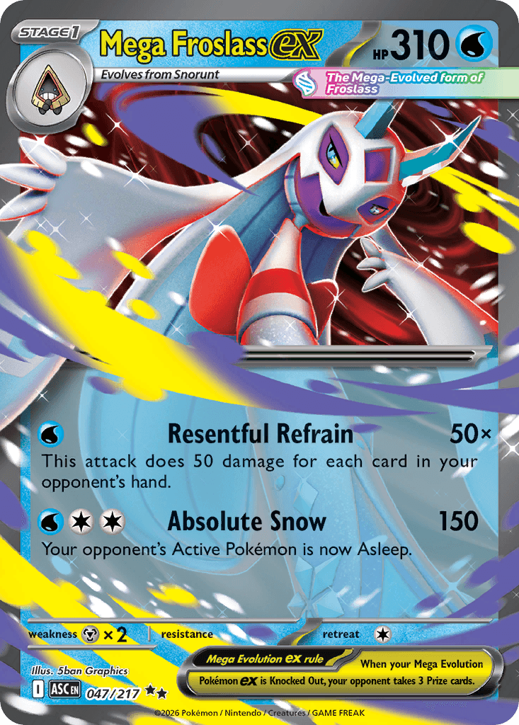Mega Froslass ex — Water type