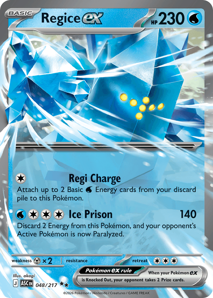 Regice ex — Water type