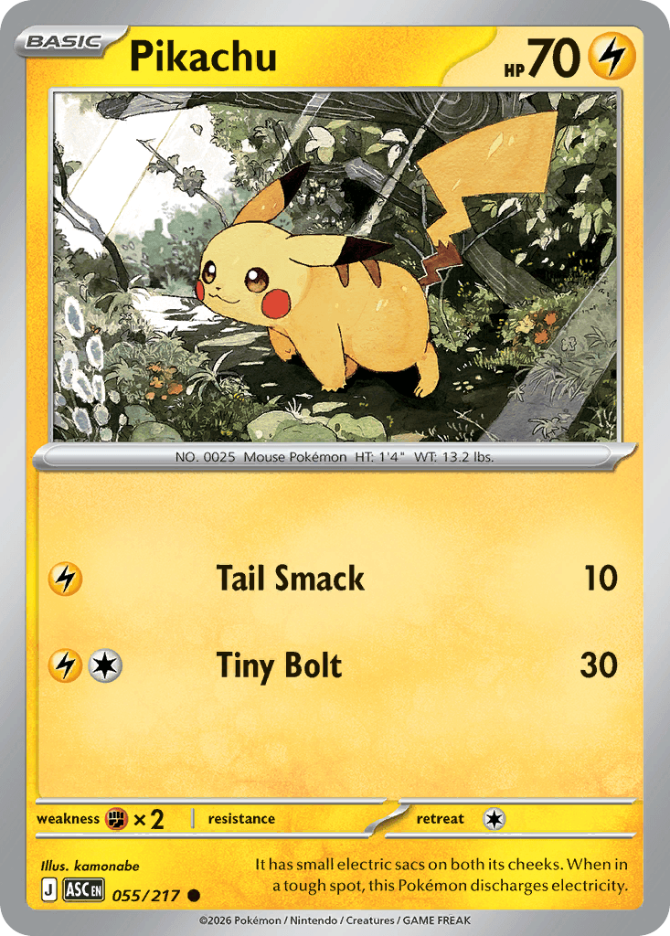 Pikachu — Lightning type