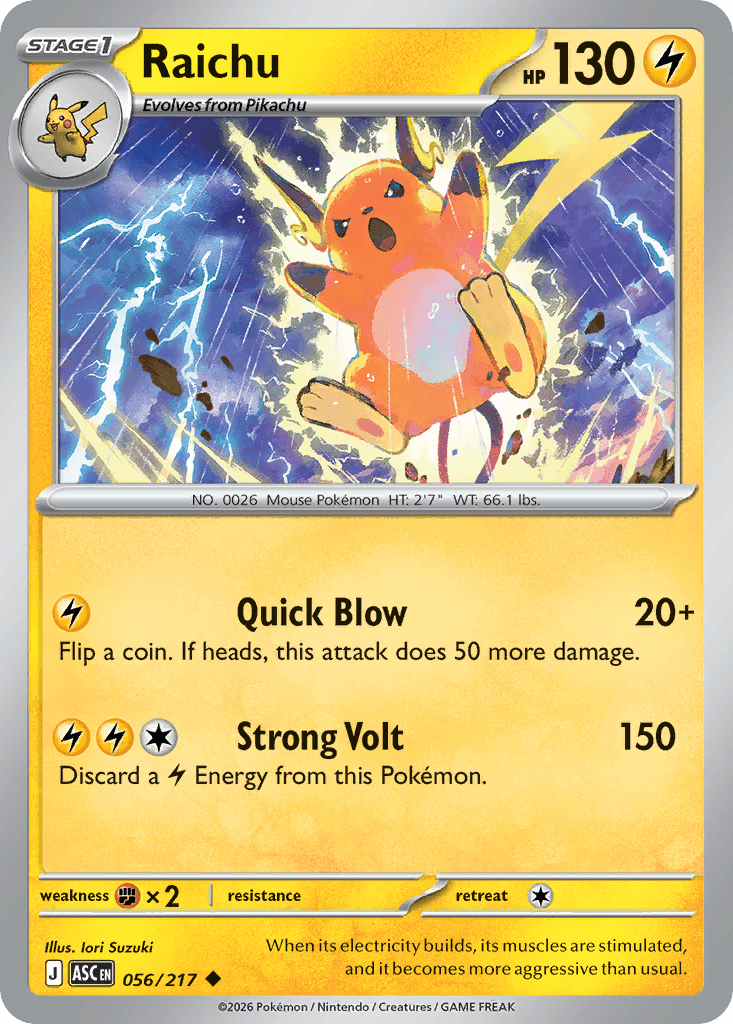Raichu — Lightning type