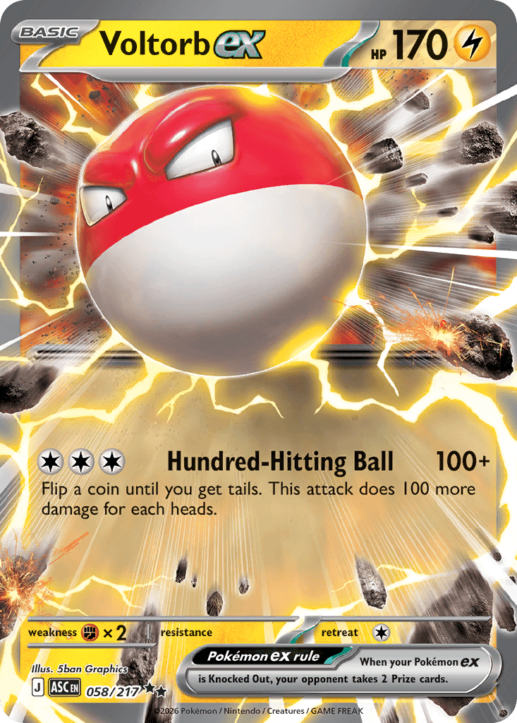Voltorb ex — Lightning type
