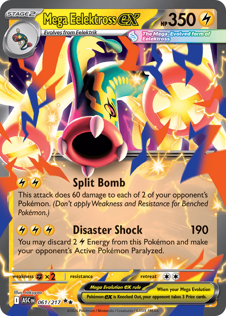 Mega Eelektross ex — Lightning type