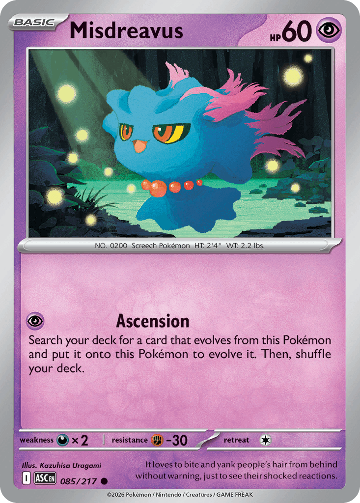 Misdreavus — Psychic type