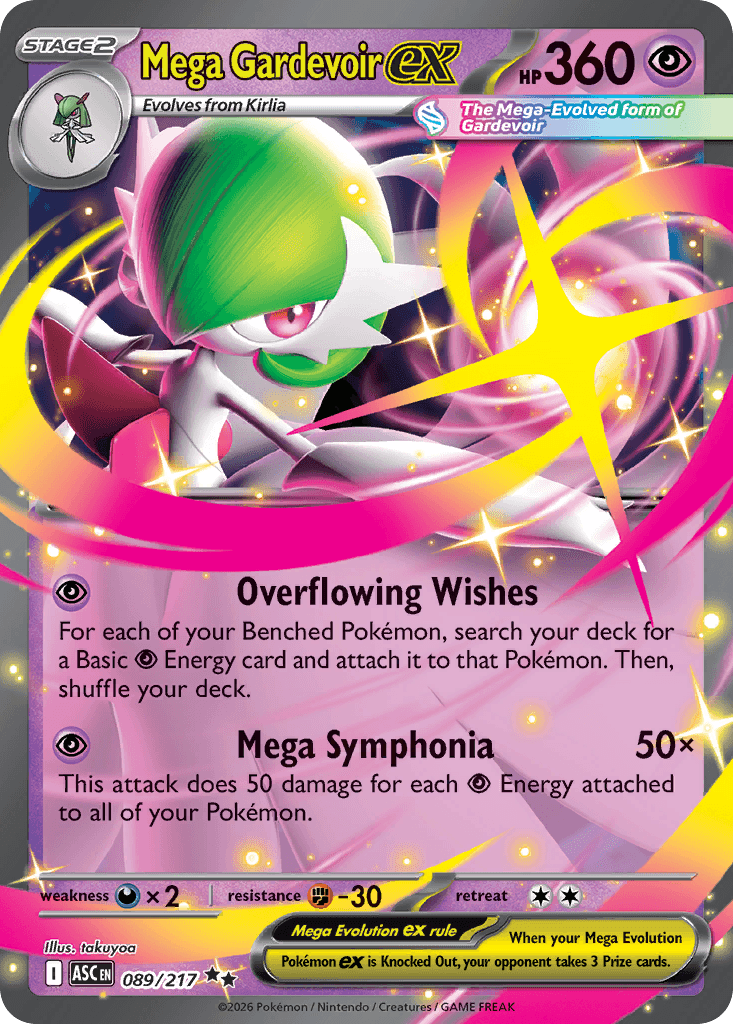 Mega Gardevoir ex from Ascended Heroes