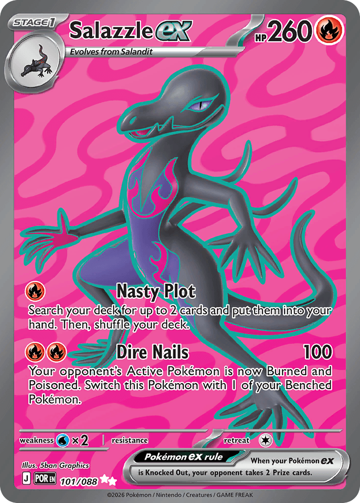 Salazzle ex — Fire type