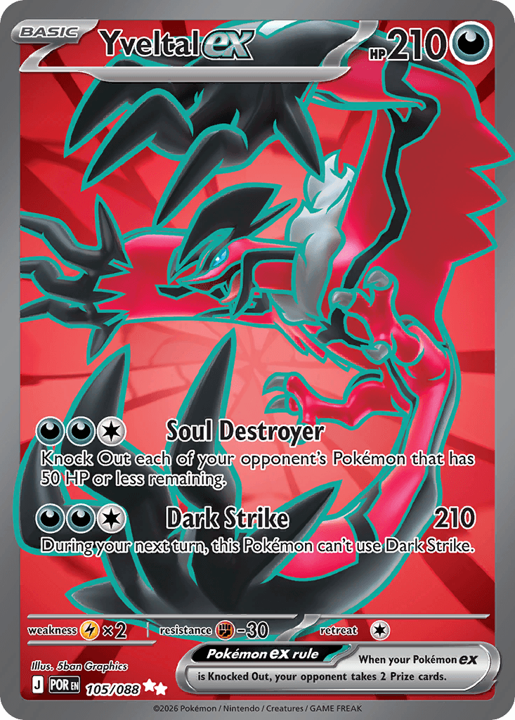 Yveltal ex — Darkness type