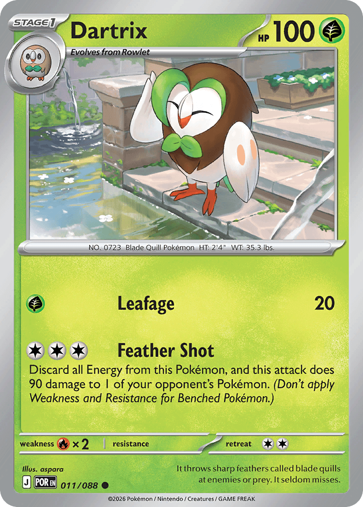 Dartrix — Grass type