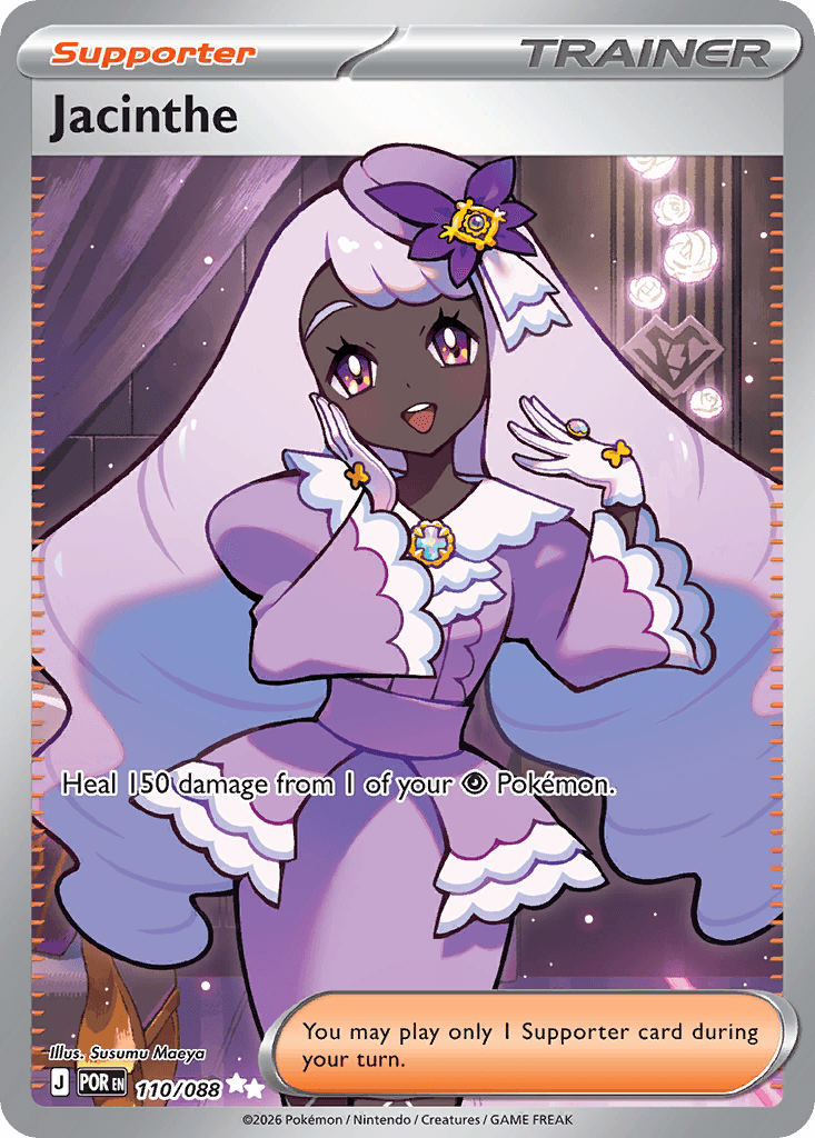 Jacinthe Pokémon card