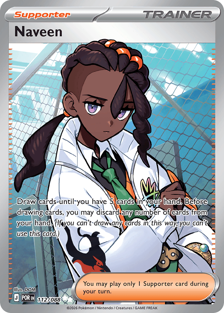 Naveen Pokémon card