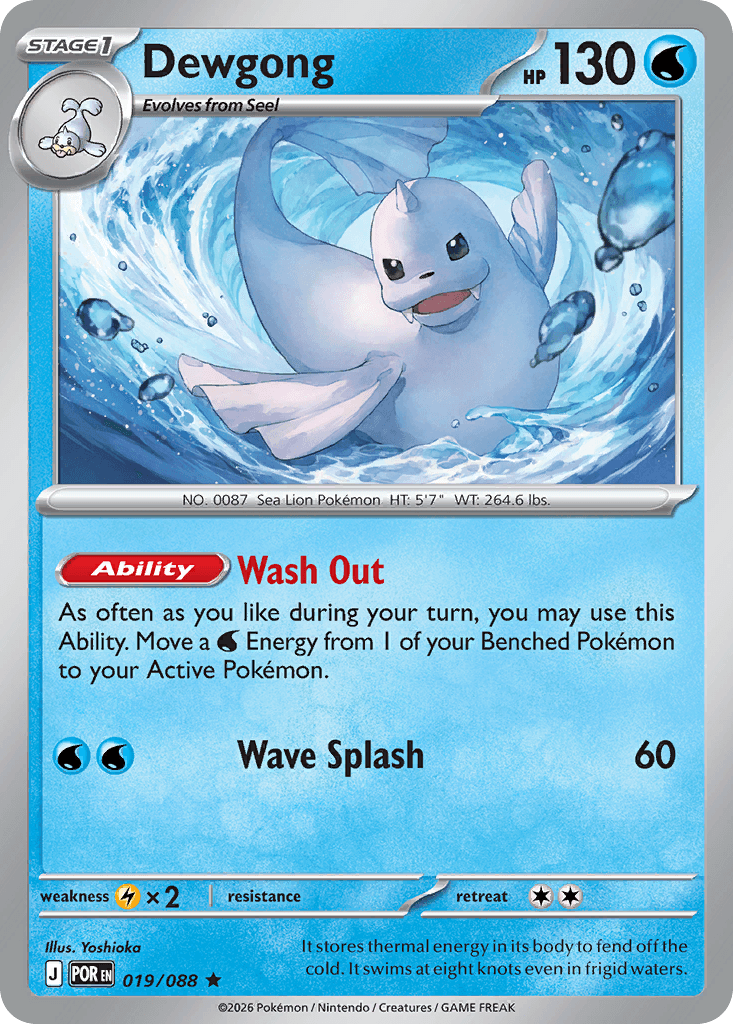 Dewgong — Water type