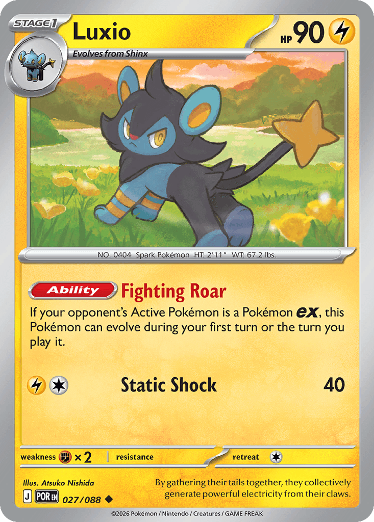 Luxio — Lightning type