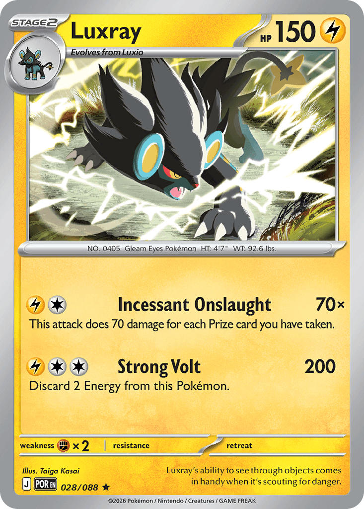 Luxray — Lightning type