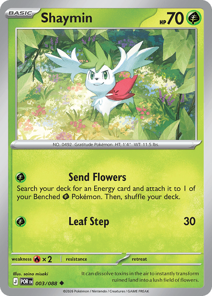 Shaymin — Grass type