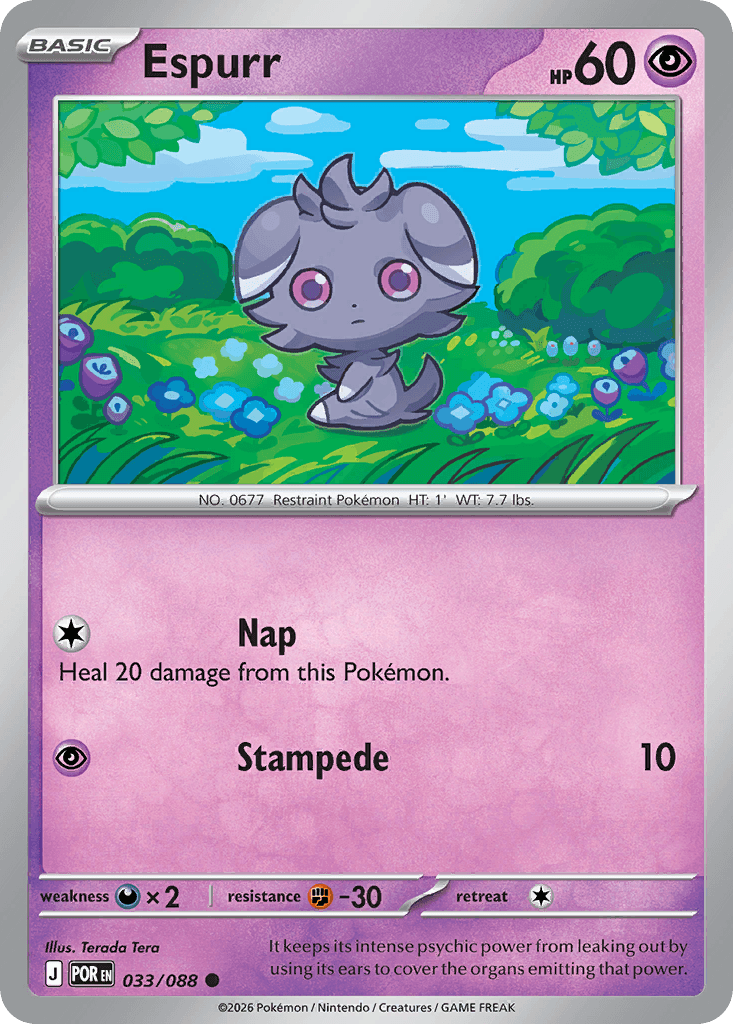 Espurr — Psychic type