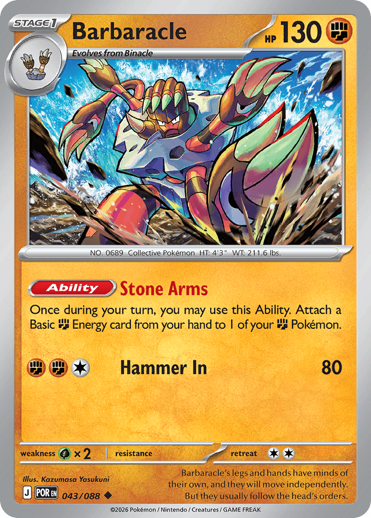 Barbaracle — Fighting type