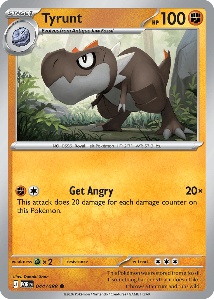 Tyrunt — Fighting type