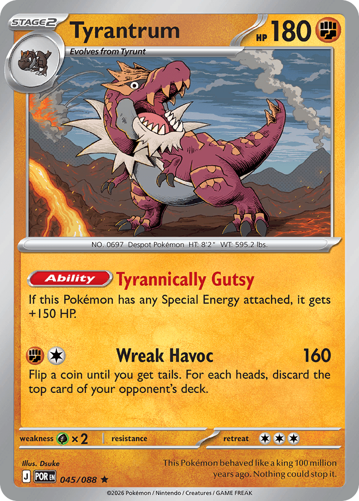Tyrantrum — Fighting type