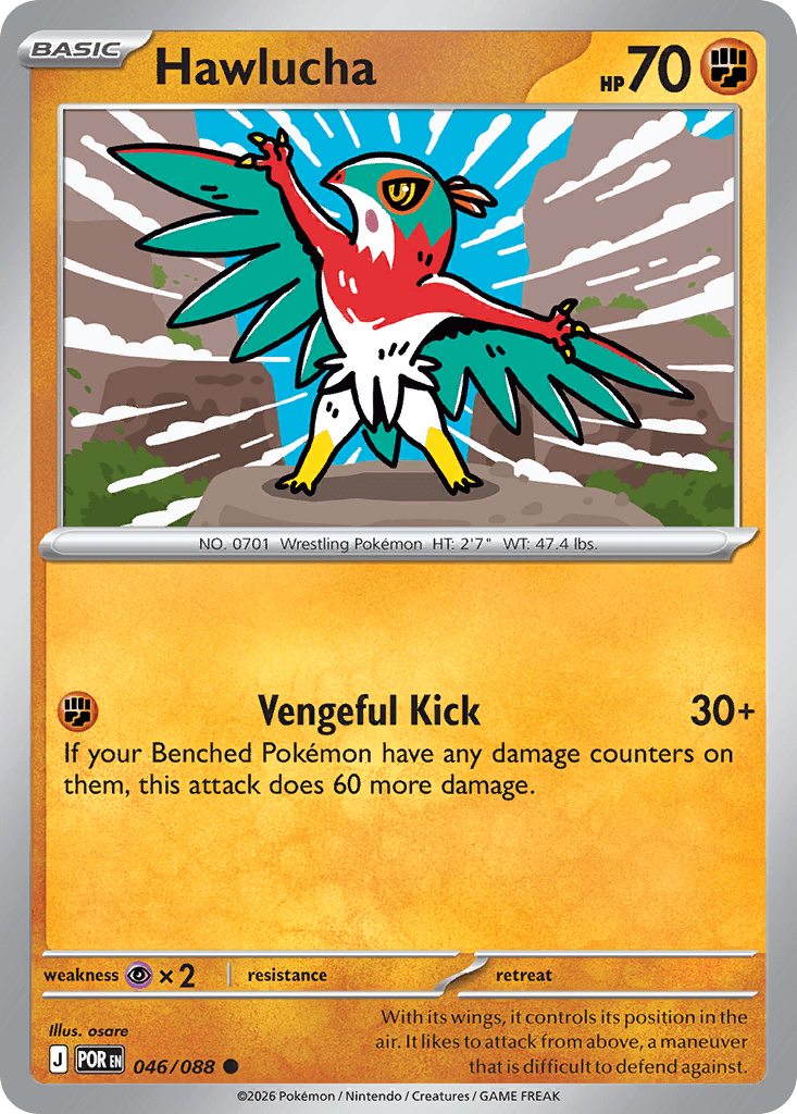Hawlucha — Fighting type
