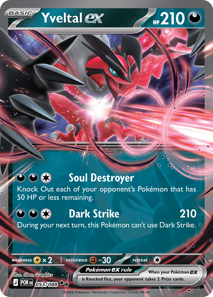 Yveltal ex — Darkness type