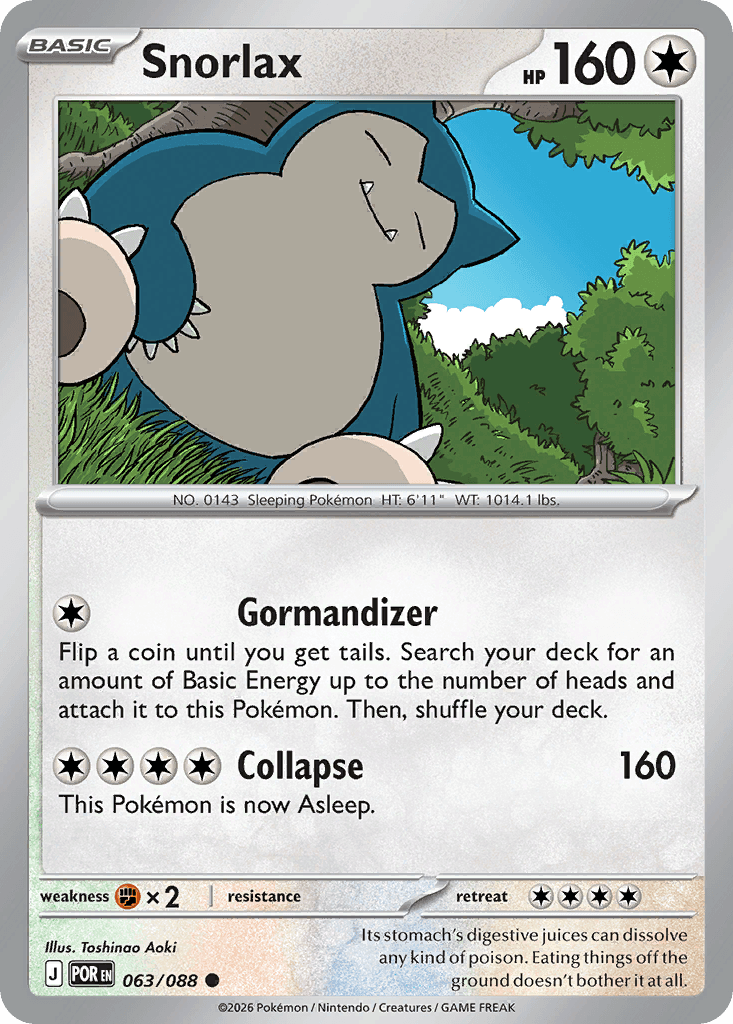 Snorlax from Perfect Order