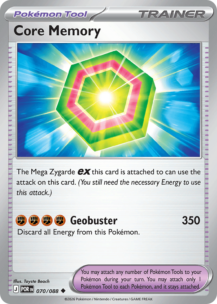 Core Memory Pokémon card