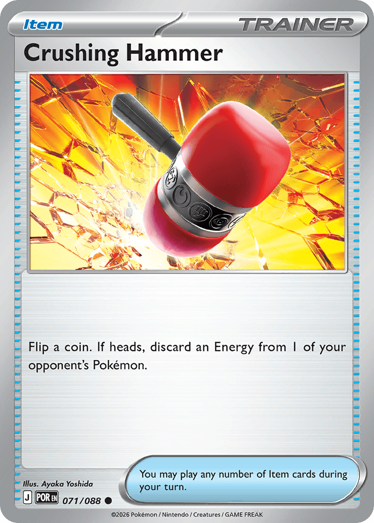 Crushing Hammer Pokémon card