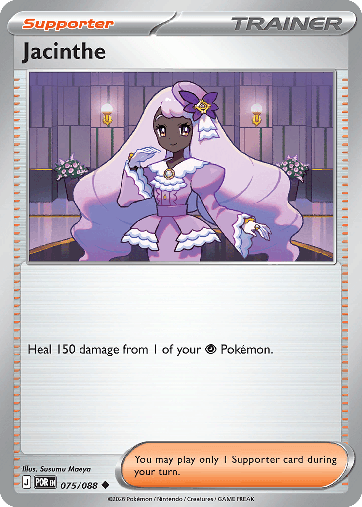 Jacinthe Pokémon card