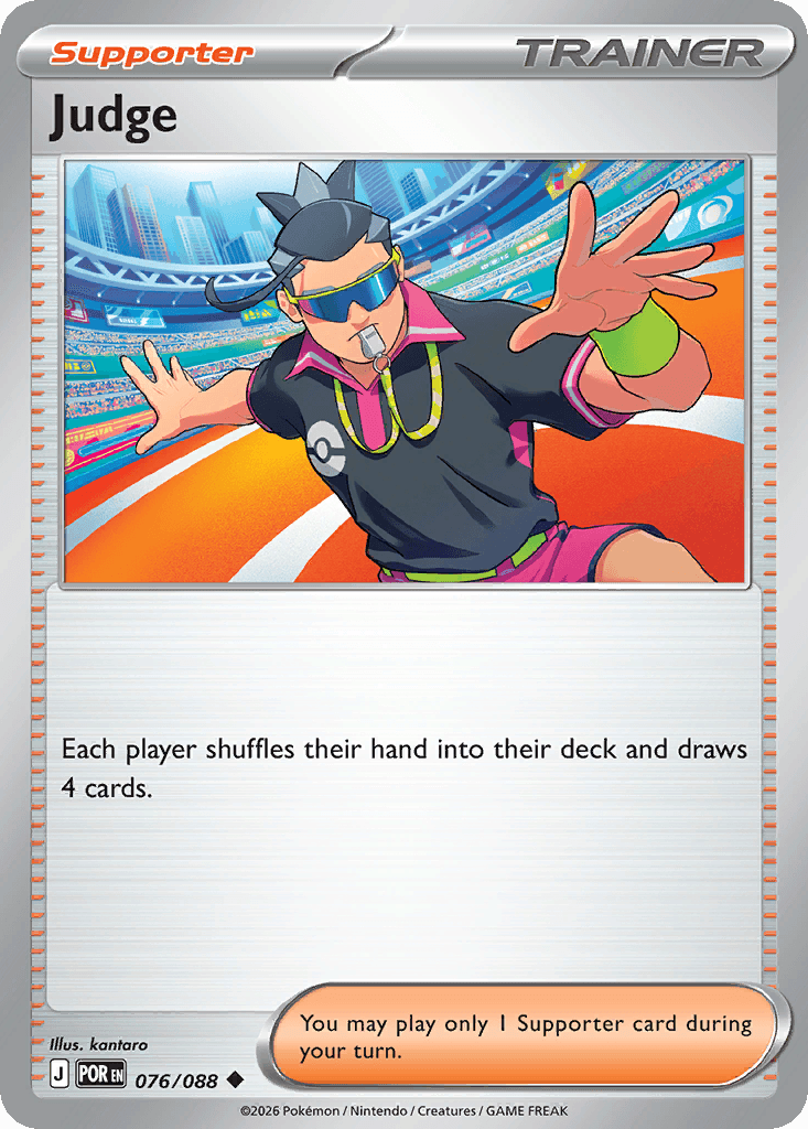 Judge Pokémon card