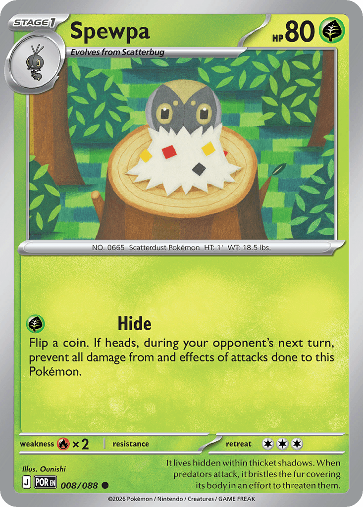 Spewpa — Grass type