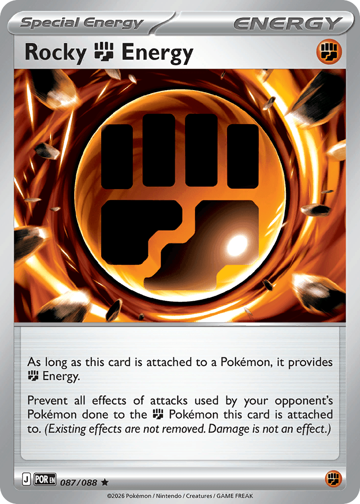 Rocky Fighting Energy Pokémon card