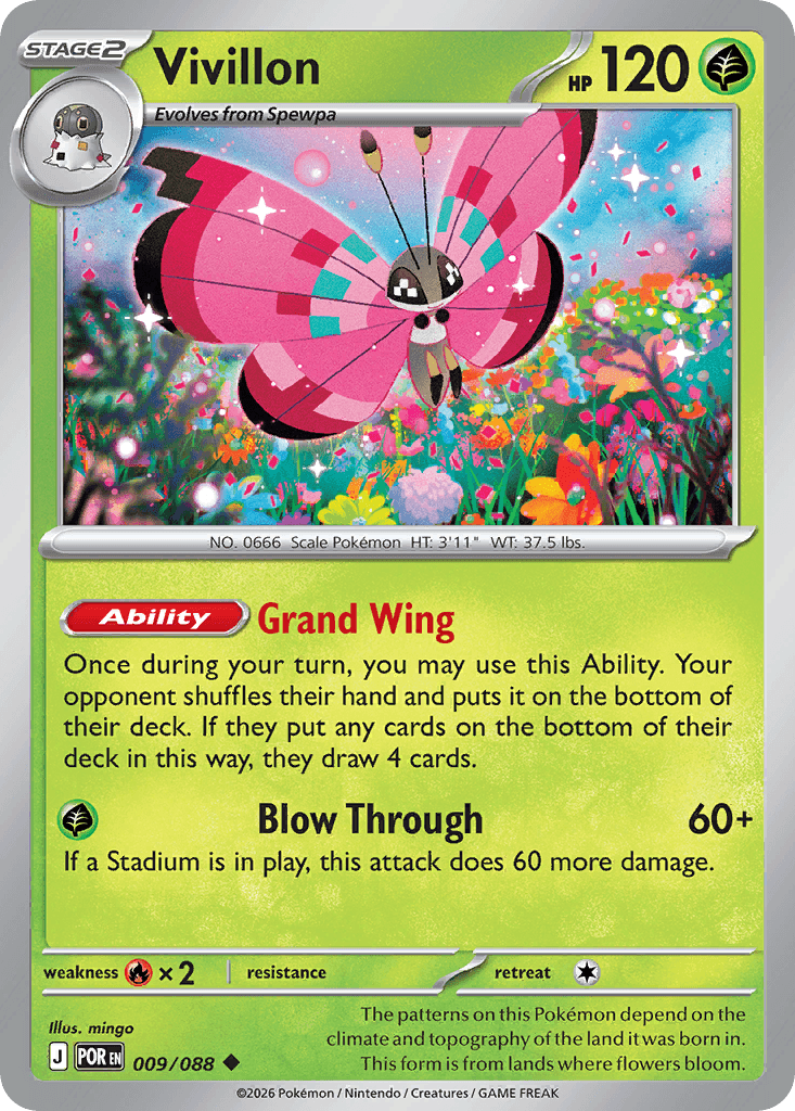 Vivillon — Grass type