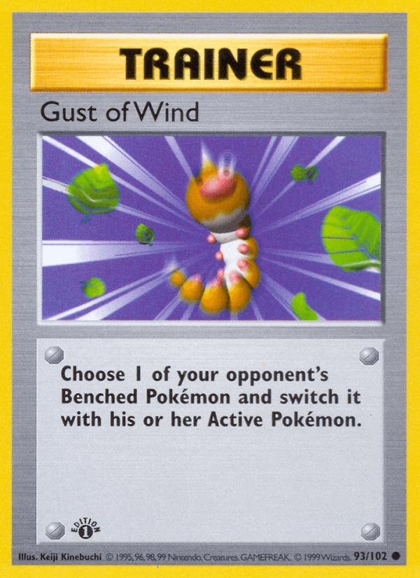 Gust of Wind Pokémon card