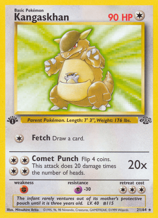 Kangaskhan Pokémon card