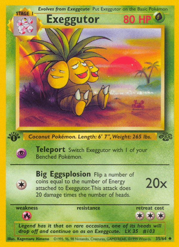 Exeggutor Pokémon card