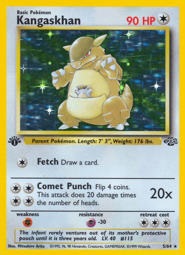 Kangaskhan Pokémon card