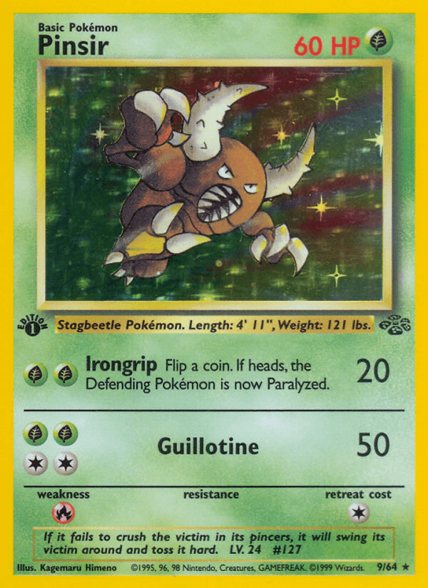 Pinsir Pokémon card