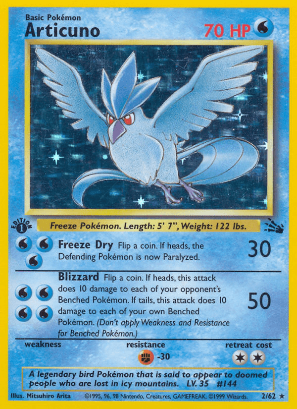 Articuno Pokémon card