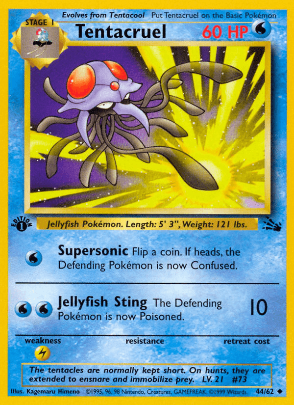 Tentacruel Pokémon card