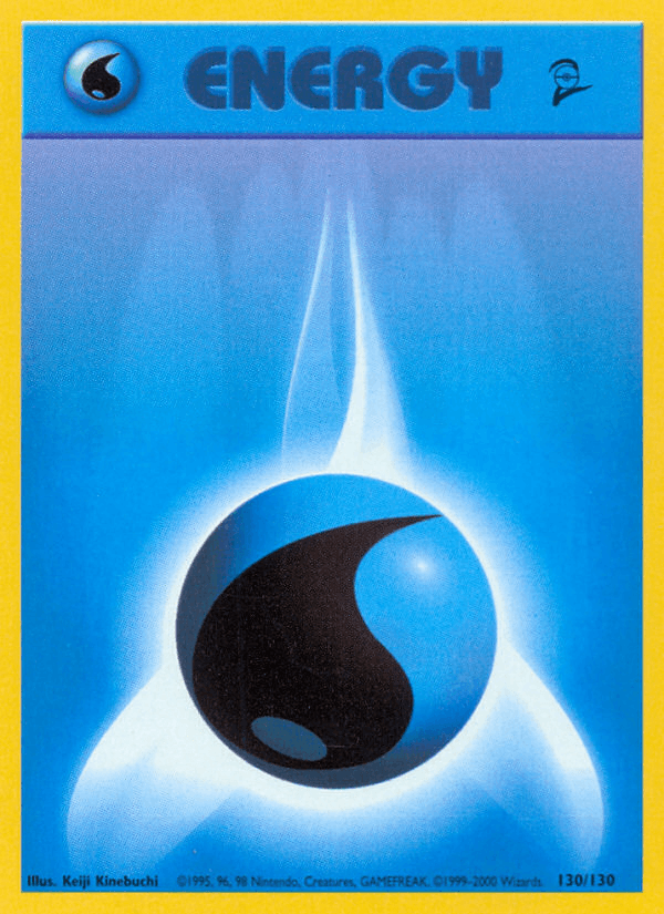 Water Energy Pokémon card