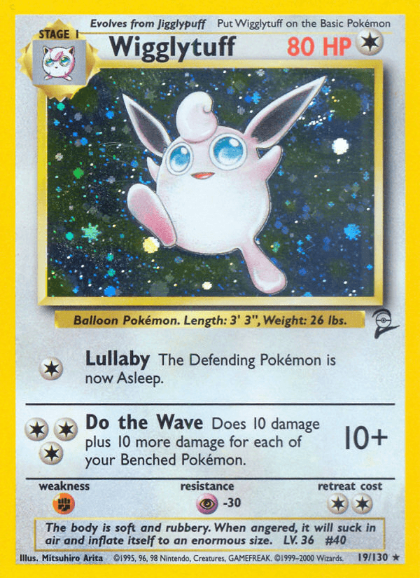 Wigglytuff Pokémon card