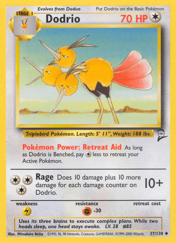 Dodrio Pokémon card