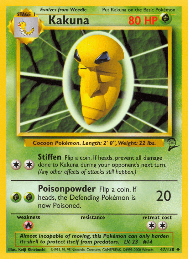 Kakuna Pokémon card
