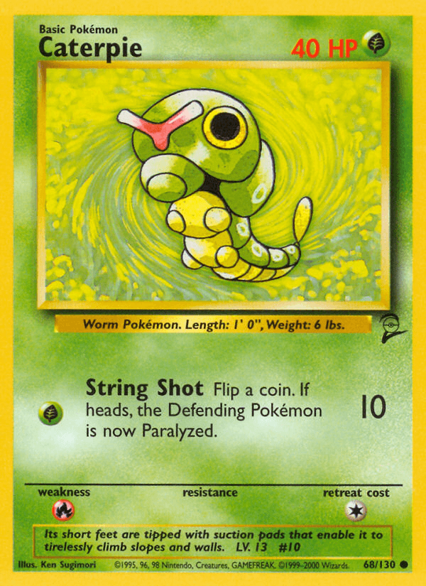 Caterpie Pokémon card