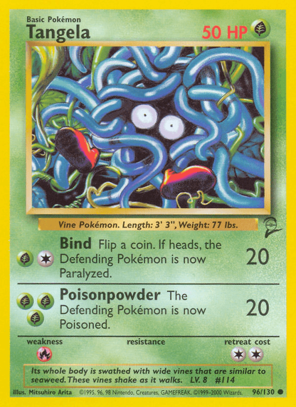 Tangela Pokémon card