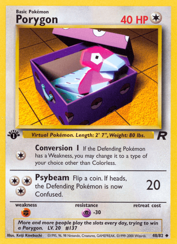 Porygon Pokémon card