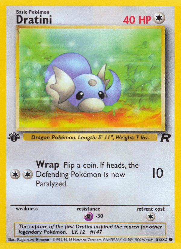 Dratini Pokémon card