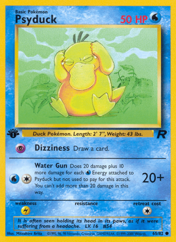 Psyduck Pokémon card