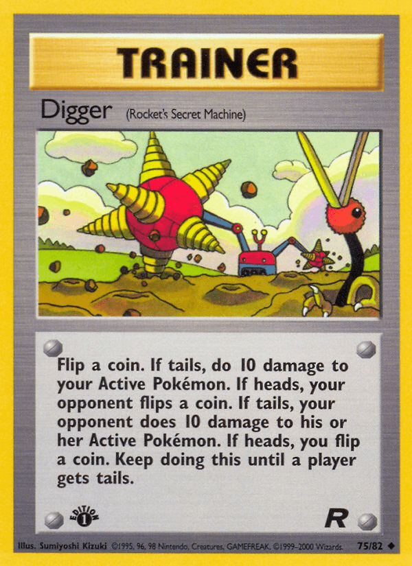 Digger Pokémon card