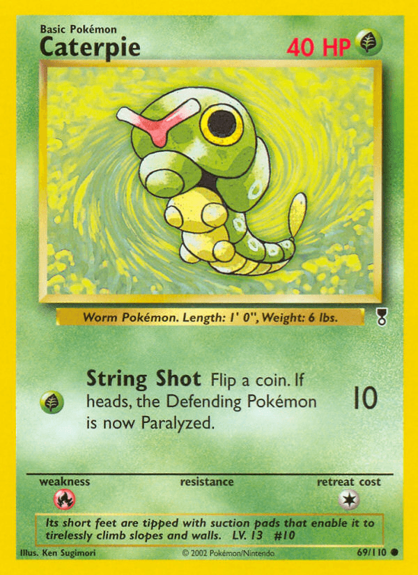 Caterpie Pokémon card