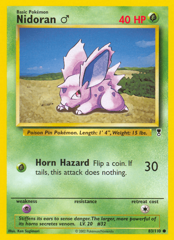 Nidoran ♂ Pokémon card